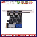 External 2Port USB3.0 + Internal 19pin Header PCIe Card 4pin IDE Power Conn