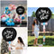 36" Large Black Gender Reveal Balloon Oh Baby Boy Girls Confetti I0M0 T5F5