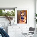 Oil Painting By Numbers Acrylic Handmade Dog Digital Picture Art for Home Decor