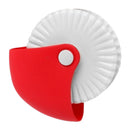 Kitchen DIY Pizza Pastry Lattice Cutter Pie Decor Wheel Roller (B White)