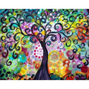 Tree of Life, Oil Color by Numbers, Frameless Drawing Picture, Wall Decoration