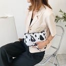 Cow Milk Printed Women Handbag Tote Female Casual Underarm Shoulder Bag (1)