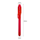 2 in 1 Luminous Light Invisible Ink Pen UV Kids Drawing Magic Pens (Red) Newly