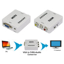 Premium Computer VGA AV TV Composite RCA S-Video Scan Converter 1080p