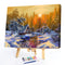 DIY Paint By Number Kit Frameless Village Sunset Handpainted Wall Hanging Gift