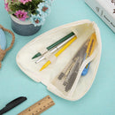 Stationery Storage Pouch Canvas Box Pencil Bag Makeup Case ( Pencil case-A)