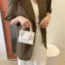 Women PU Leather Shoulder Bags Fashion Solid Chain Mini Messenger Handbag Purse