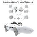 For DualSense Replacement Button Full Set for PS5 Controller Parts (White)