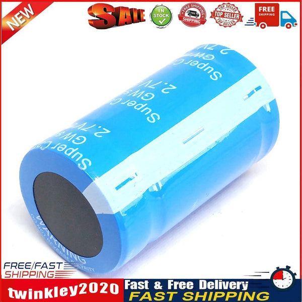 2.7V 500F 60x35mm ESR Electrolytic Farad Capacitor Electronic Components Newly