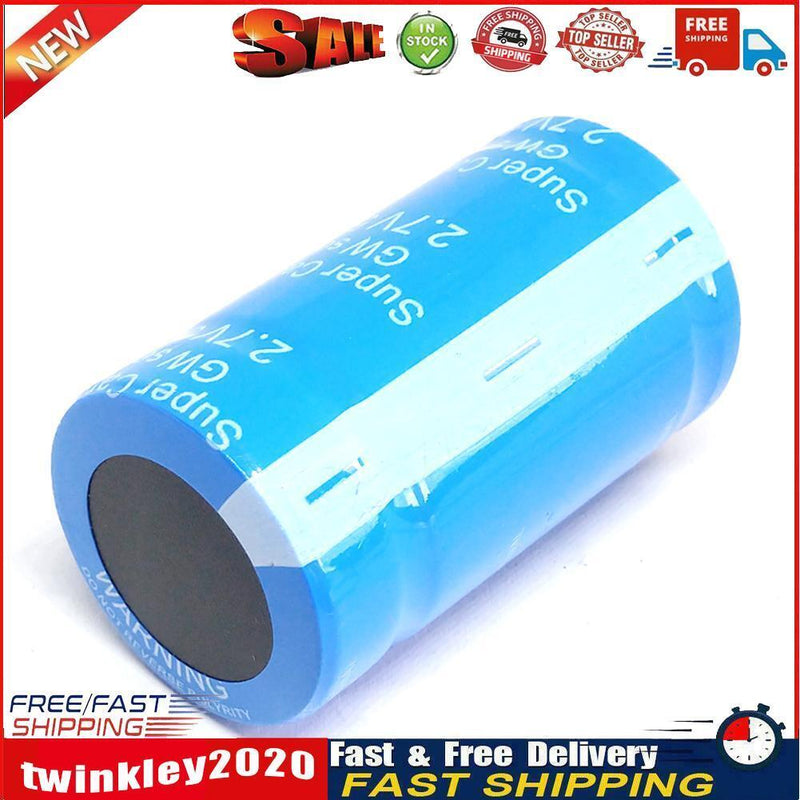 2.7V 500F 60x35mm ESR Electrolytic Farad Capacitor Electronic Components Newly