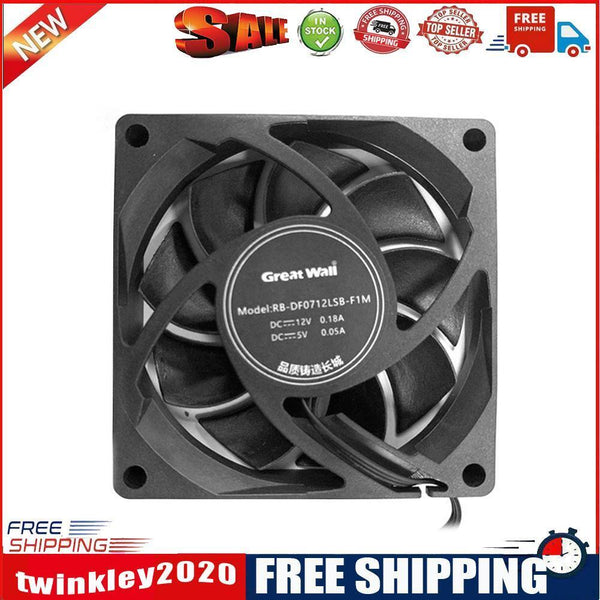 Silent Fan for Computer Cases Chassis Cooling Fan Hydraulic Bearing (7cm)