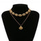 Women Cowry Seashell Pendant Multilayer Shell Necklace Beach Jewelry Bohemian