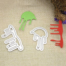 2pcs Drops of Blood Metal Cutting Dies Stencil Embossing Scrapbook Craft