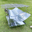 Stainless Steel BBQ Grill Rack Portable Folding Camping Mini Bracket (A)