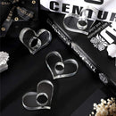 Book Page Holder Love Heart Bookmark Thumb Book Support Acrylic Bookmarker