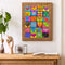 Abstract Hearts Oil Paint By Numbers Kits Canvas Picture Wall Art DIY Craft