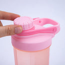 500ML Water Shaker Cup Outdoor Travel Sports Water Bottle Drinkware (Pink) Newly