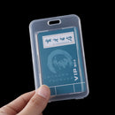 Holder Plastic Protection Sleeve IC Card Holder Business Card Case Transparent