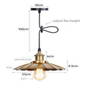 Loft Fixture Indoor Lighting Ceiling Light Pendant Lamp Modern Umbrella Shape