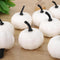 12PCS Mini Artificial Foam Pumpkin Simulation Props Halloween Party Decor White/