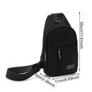 Oxford Business Casual Chest Bag Pocket Bag Shoulder Pack Sling Backpack