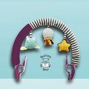 Hanging Baby Rattle Ring Bell Bed Newborn Pram Clip Music Toys Pendant (A) Newly