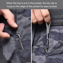 Portable Pocket Hanging Keychain Buckle for Backpack Outdoor Camping Hiking Tool