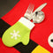 Platzdeckchen und Gabelmatten Weihnachten Santa Rentier Esstisch Tischsets.