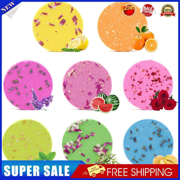8pcs Shower Salt Ball Aromatherapy Bubble Bath Ball Oil-control Bath Bomb