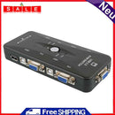 HW1702 KVM 4-Port 4-in-1 Out VGA Splitter Box for Keyboard Mouse Monitor