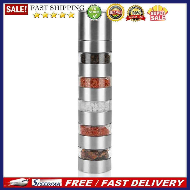 Portable Spice Jars Bottle Seasoning Container Outdoor BBQ Salt Organizers