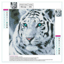Tiger Head 5D DIY Full Drill Round Diamond Painting Embroidery Cross Stitch