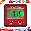 Digital Display Inclinometer Spirit Level Box Protractor Angle Finder Gauge