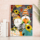 DIY Diamond Painting Kits Full Round Drill Fall Gnomes Crafts Home Decoration