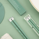 Camping Reusable For Sushi Bento Chopsticks Food Sticks With Portable Box