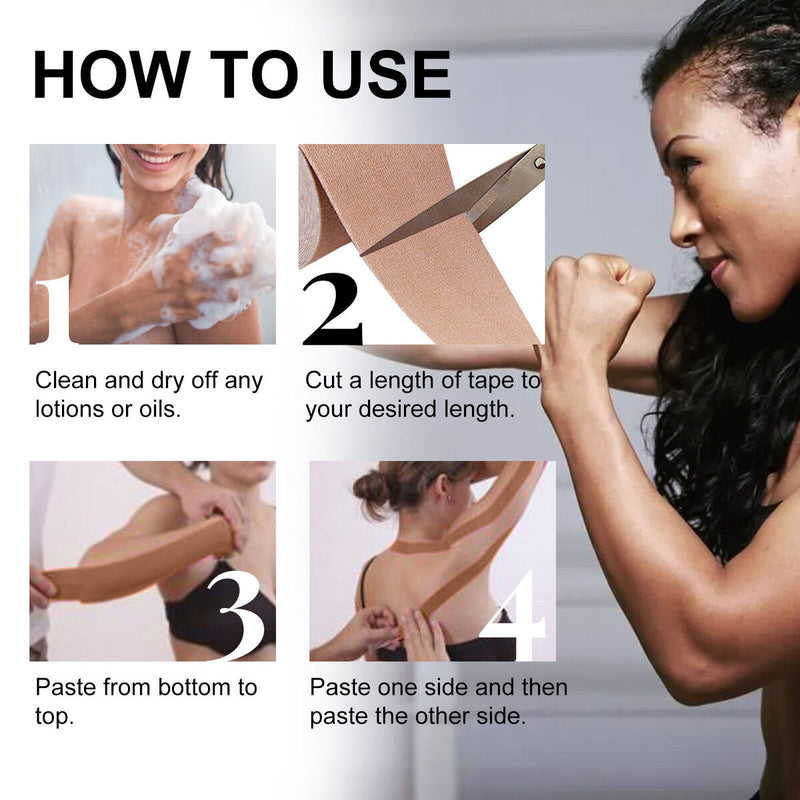 Waterproof & Sweatproof Sports Tape - Medicial & Eco-friendly Exercise Supplies