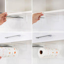 Kitchen Cabinet Door Rack Toilet Paper Towel Shelf Household Organizer Newly