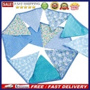 12 Flags 3.2m Blue Cotton Party Wedding Pennant Bunting Banner Decor