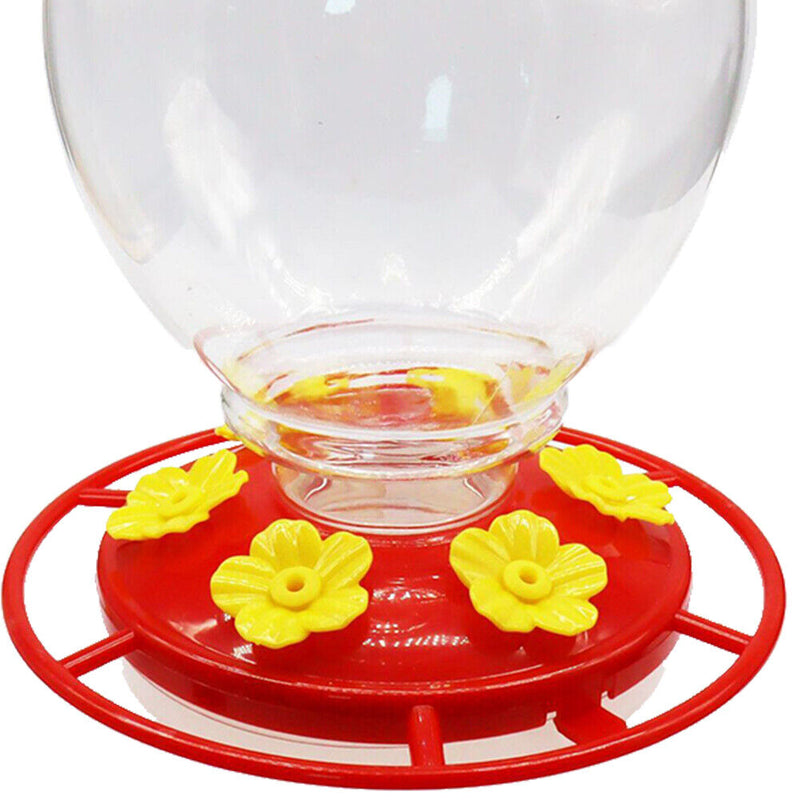 Bird Water Feeder Hanging Hummingbird Feeder Drinker Outdoor Garden Dispens
