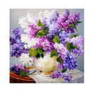 5D DIY Round Drill Diamond Painting Lavender Cross Stitch Embroidery Crafts