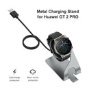 Metal Aluminum Smartwatch Charger Station Bracket for Huawei Watch (Gray) Newly