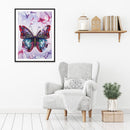 5D Diamond Painting Partial Special Drill Butterflies Picture of Rhinestone
