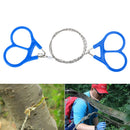 Pocket Outdoor Camping Hiking Survive Saw with Finger Handle Wood Cutting Tool