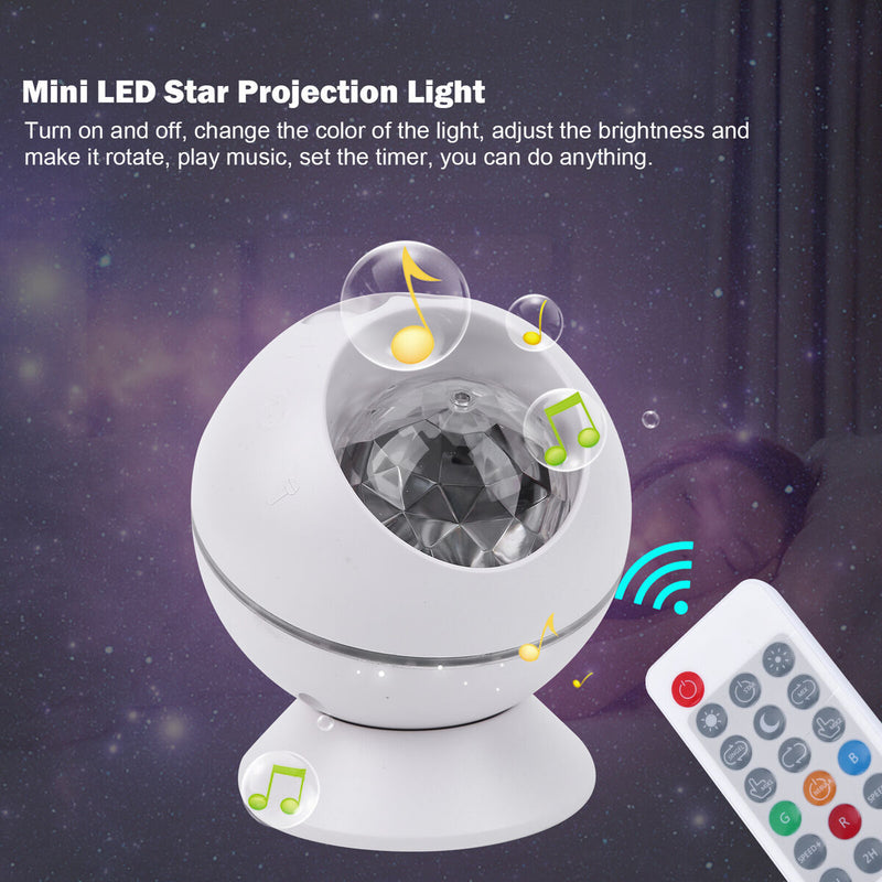 Glow in The Dark Universe Projection Lamp for Car Home Party Atmosphere Dec