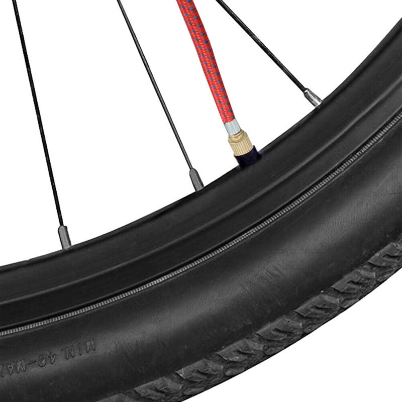 12pcs/set Pump Adaptor Kit Bike Tire Presta American Valve Adapter Needles Newly