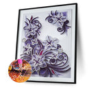 Diamond painted 5D DIY flower series special-shaped diamond (PH076) Newly