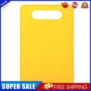 Plastic Non Slip Anti Bacterium Cutting Board Food Chopping Block(Yellow)