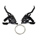 Durable 3 Speed Black Bike Accessories Speed Set Brake Shifter Sets V-Brake