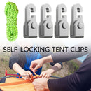 Outdoor Automatic Lock Hook Set with Rope Fast Locking Kit Secure Tighten Lock