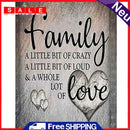 Full Cross Stitch 11CT Family Love Counted Embroidery DIY Home Decoration Gifts